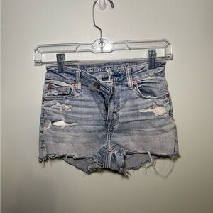 American Eagle Distressed Denim Shorts